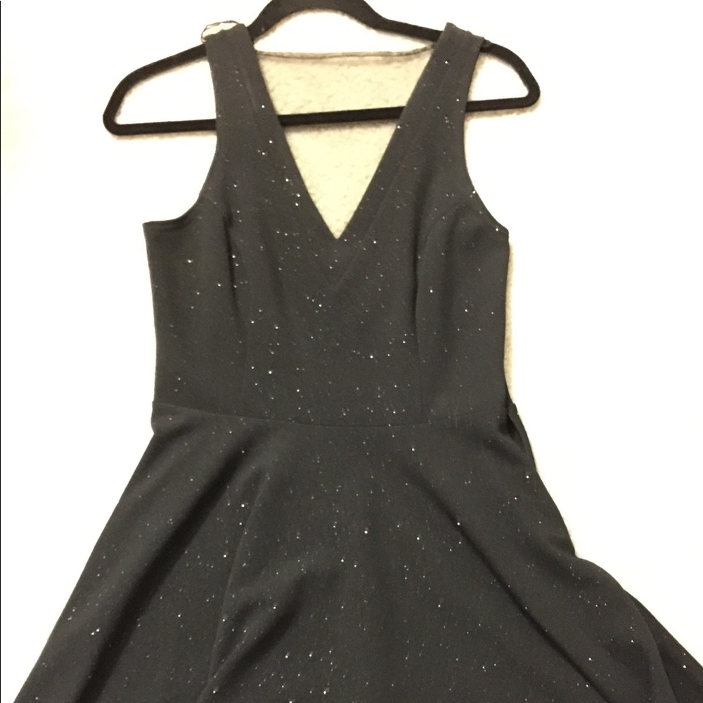 Sparkly black cocktail dress